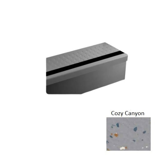 Johnsonite Cozy Canyon Raised Round Rubber Stair Tread