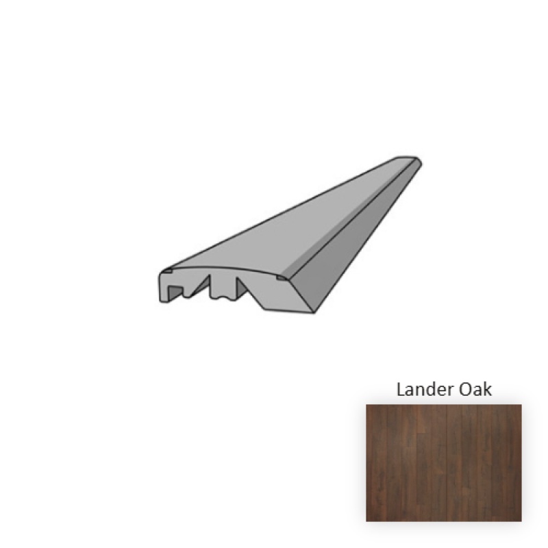 Naturetek Plus Perdestia Landor Oak Laminate Wood Moulding / Trim - 84" 5 In 1 Multifunction - Textured