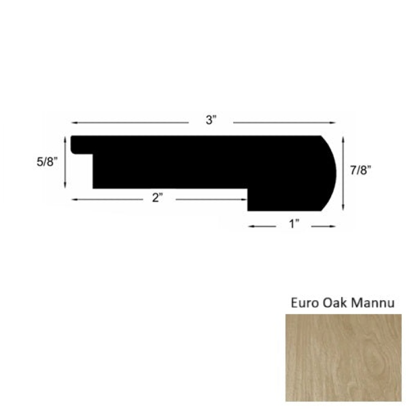 Costa Euro Oak Mannu Round Stair Nose
