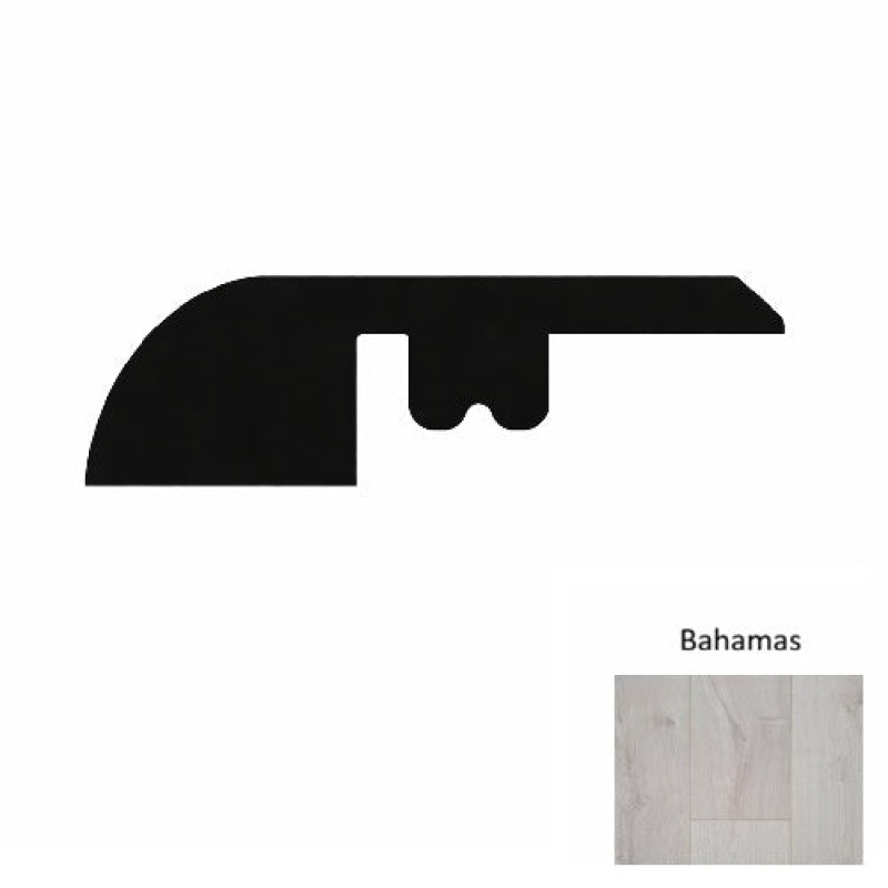 Paradise Bahamas Laminate Wood Moulding / Trim - 94" Reducer - Wire Brushed