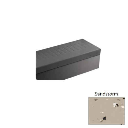 Sandstorm Raised Square Rubber Stair Tread