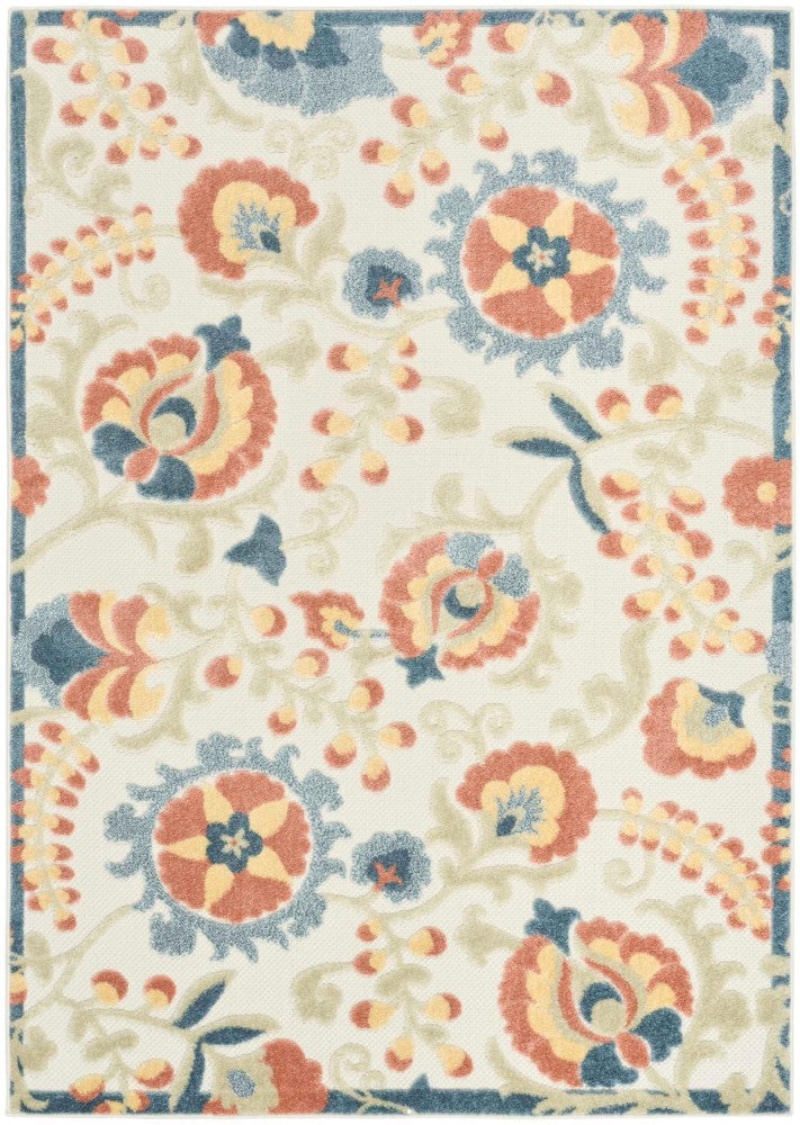 Aloha Grey Multicolor Alh17 Polypropylene & Polyester Contemporary Area Rug - 3 Ft X 4 Ft - Grey Multicolor
