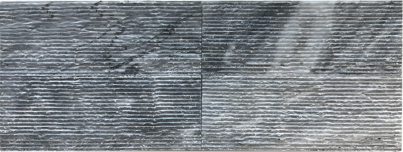 Maldives Blue Marble Ledger - Grooved - 6" X 16"