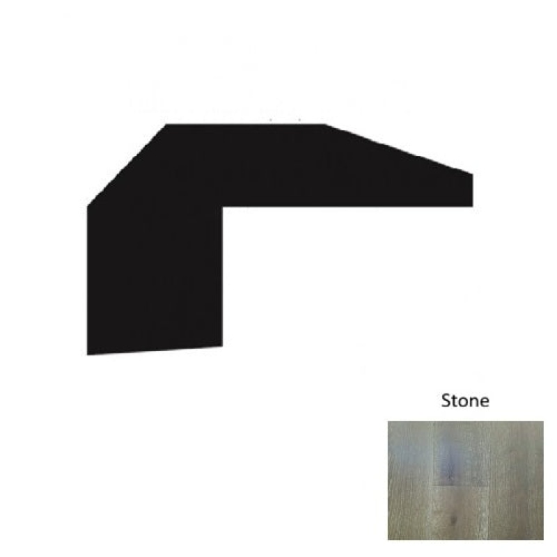 Designer Stone Hardwood Moulding / Trim - 78" Threshold - Wire Brushed