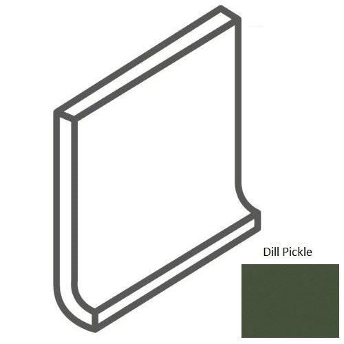 Bright & Matte Dill Pickle Ceramic Wall Trim