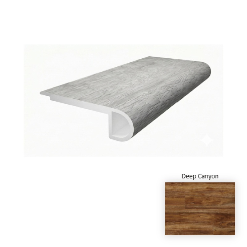 Foundation Deep Canyon Luxury Vinyl Moulding / Trim - 94" Flush Stair Nose - Urethane