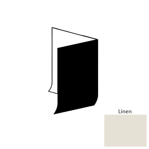Vcb Linen Vinyl Moulding / Trim - .080" X 4" Cove Base Inside Corner - Thermoplastic