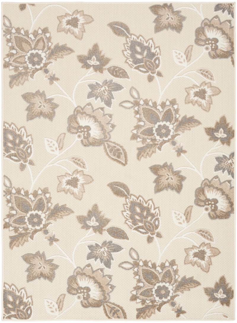 Aloha Alh31 Beige Polypropylene Farmhouse Area Rug