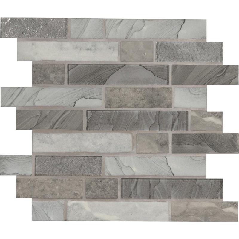 Tarvos Celano Glass Mosaic - Linear - Textured