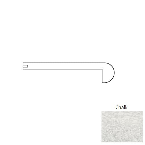 Chateau Chalk Luxury Vinyl Flush Stair Nose