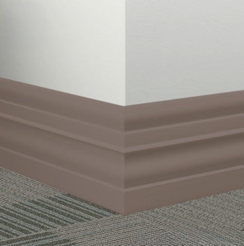 Cinnamon Rubber Millwork Contoured Wall Base