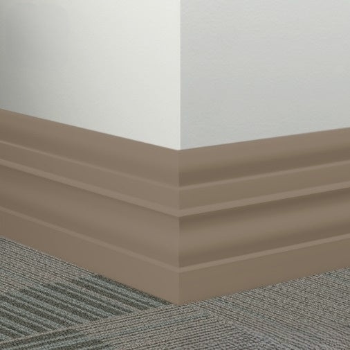 Johnsonite Seaweed Rubber Millwork Contoured Wall Base - 6" X 96" X 1/4" Attache - Millwork Contoured Wall Base