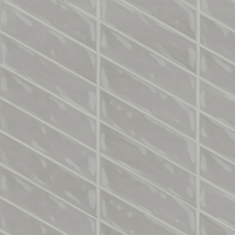Sorrento Grigio Chevron Right Ceramic Tile
