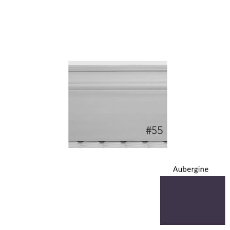 Pinnacle Plus #55 Nobility Aubergine Rubber Wall Base - 5 1/2" X 8 Ft