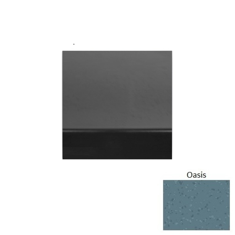 Symmetry 71 Oasis Light Duty Rubber (Rd) Stair Tread - Smooth