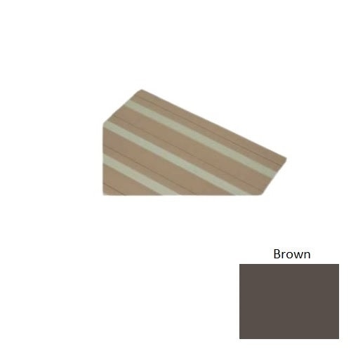 Johnsonite Brown Photoluminescent Vinyl Moulding / Trim