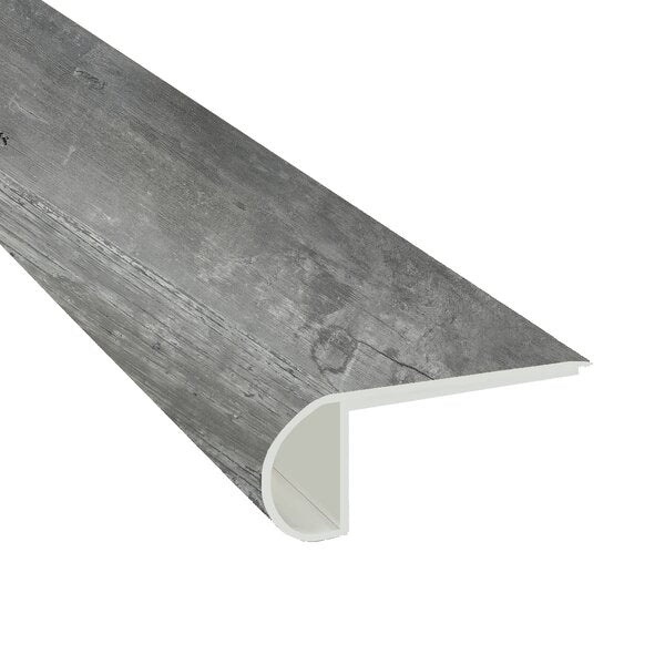 Everlife Lvt Kingsdown Gray Luxury Vinyl Moulding / Trim - 3" X 94" Flush Stair Nose - Prefinished