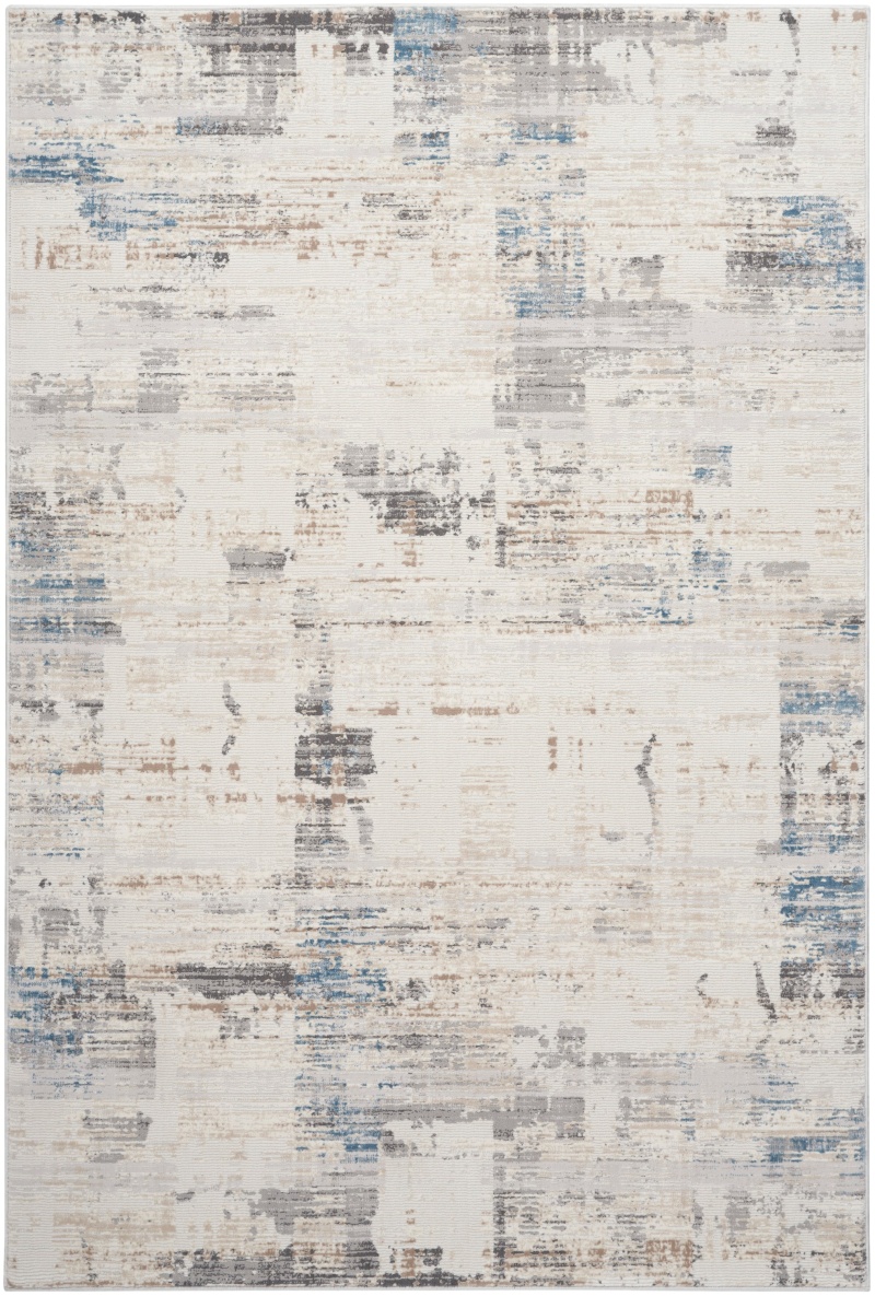 Calvin Klein Infinity Ivory Grey Blue Area Rug