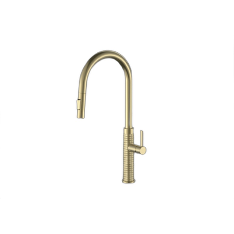 Mississippi Brushed Gold Kitchen Faucet