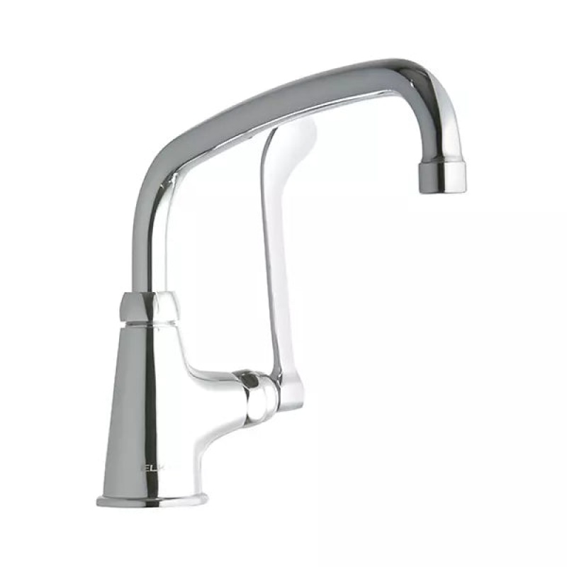 Chrome Deck Mount Kitchen Faucet