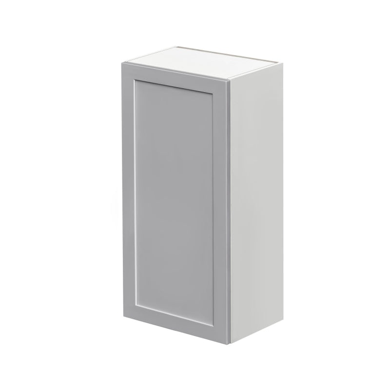 Mallorca Dolphin Gray Shaker Wood Kitchen Wall Cabinet - 21" X 12" X 42" (Assembly Required) - Dolphin Gray