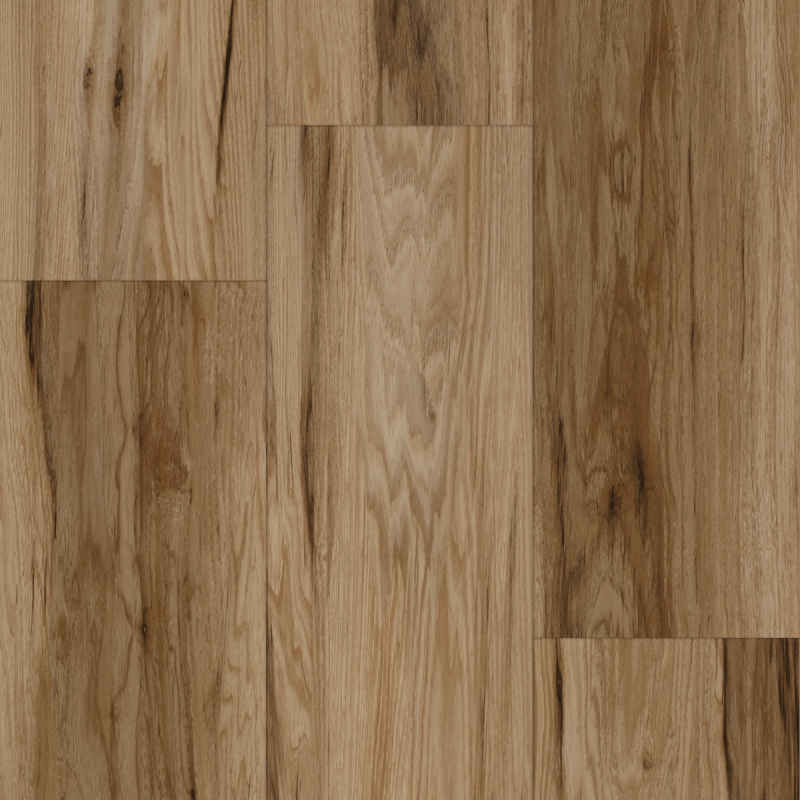 Nugen Xl Pecan Flame Claro Rigid Luxury Vinyl Plank Flooring - Polyurethane - 7" X 60"