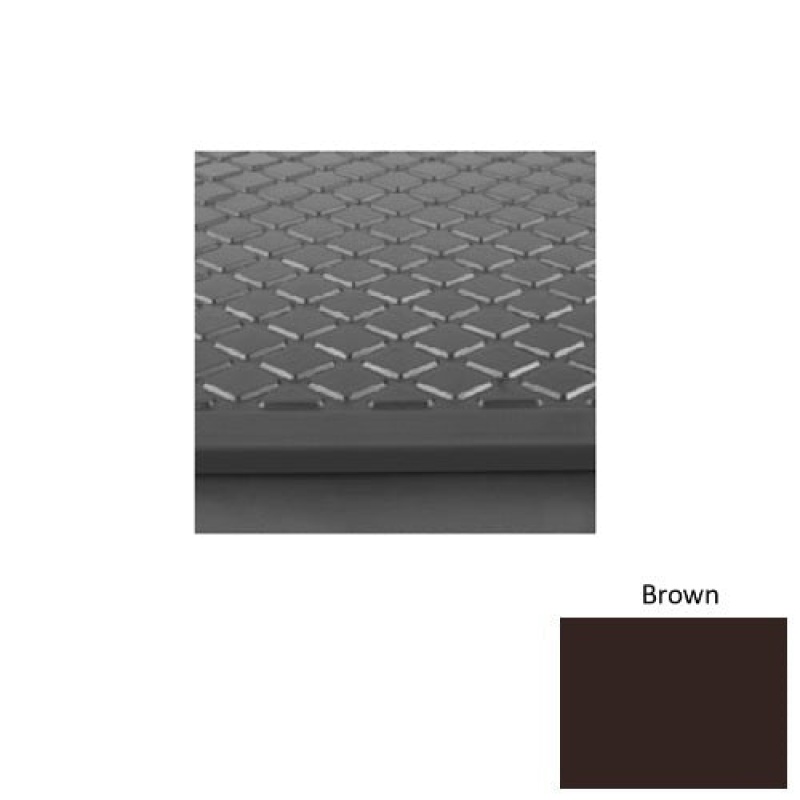 Solid 31 Brown Diamond Rubber Stair Tread