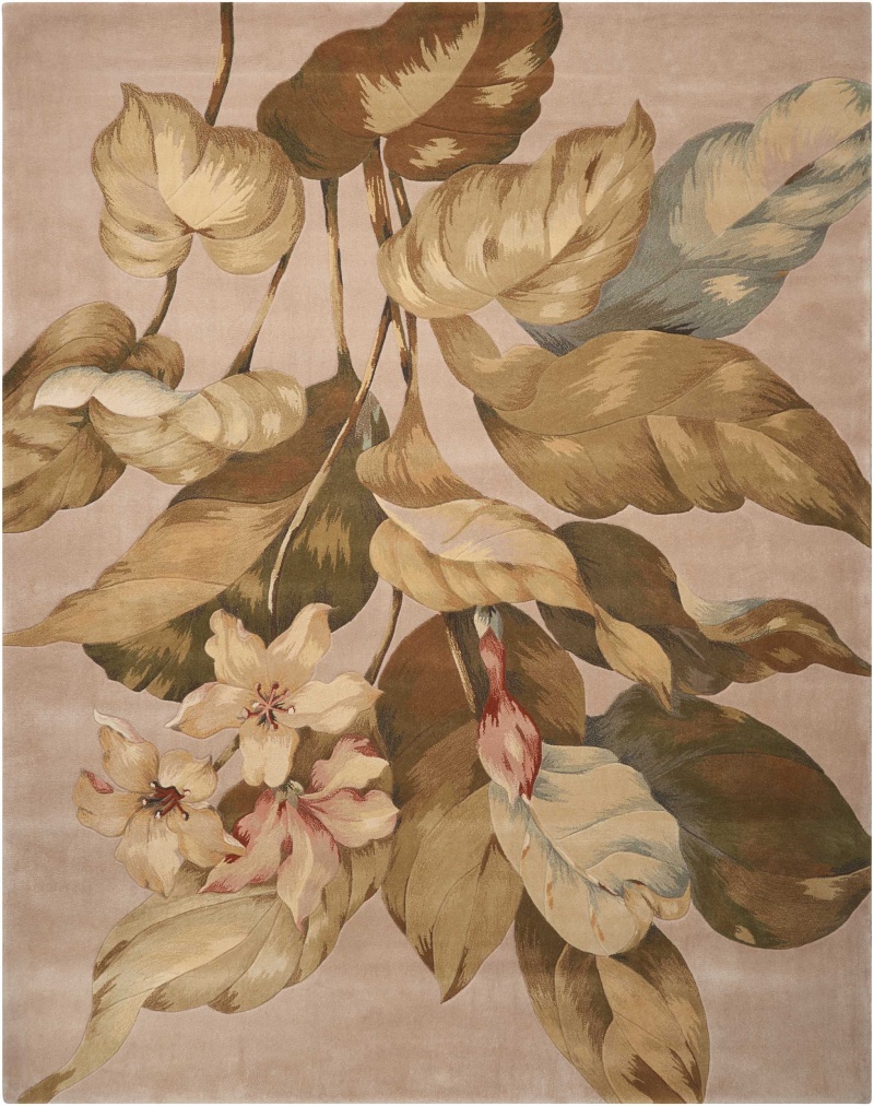 Tropics Ts04 Beige Wool Contemporary Area Rug