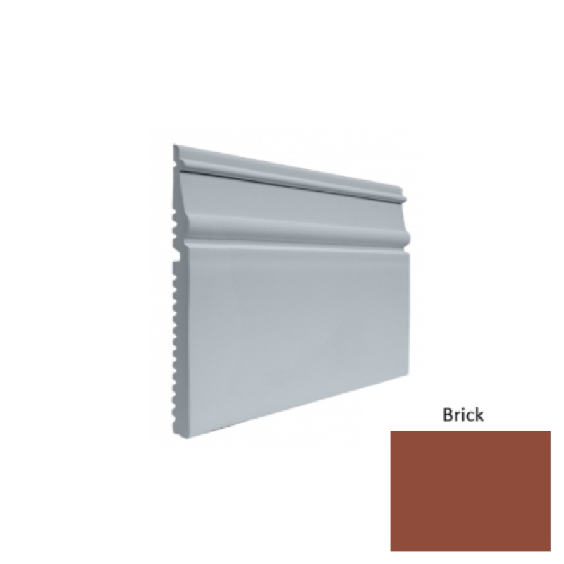 Contours #55 Nobility Brick Rubber Profiled Wall Base