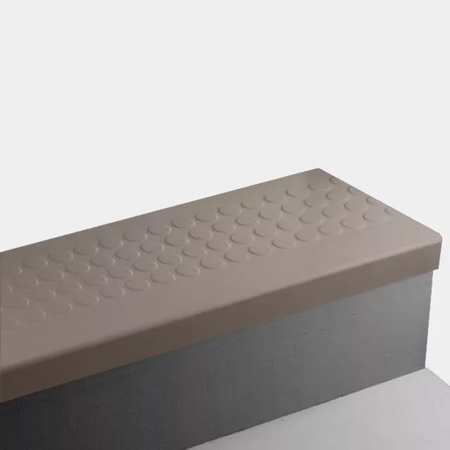 Raised Round Rubber Stair Tread Trim