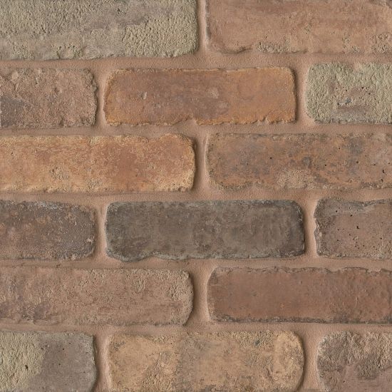 Avondale Normandy Cream Antik Brick Tile - Matte - 2" X 8"