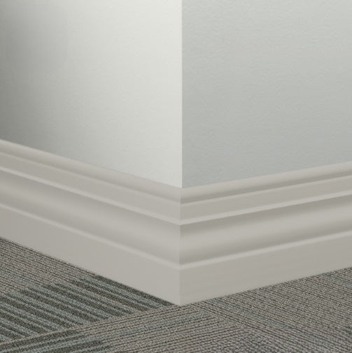 Johnsonite Mystify Rubber Millwork Contoured Wall Base – Diplomat, 4 1/2" x 96" x 3/8"