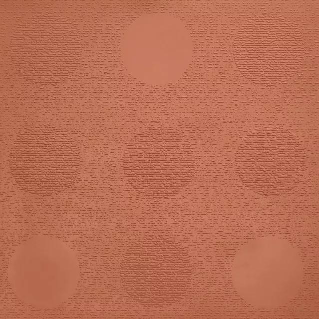 Johnsonite Tangerine Tango Tic Tac Toe Circulinity Rubber Tile - Textured - 24" X 24"