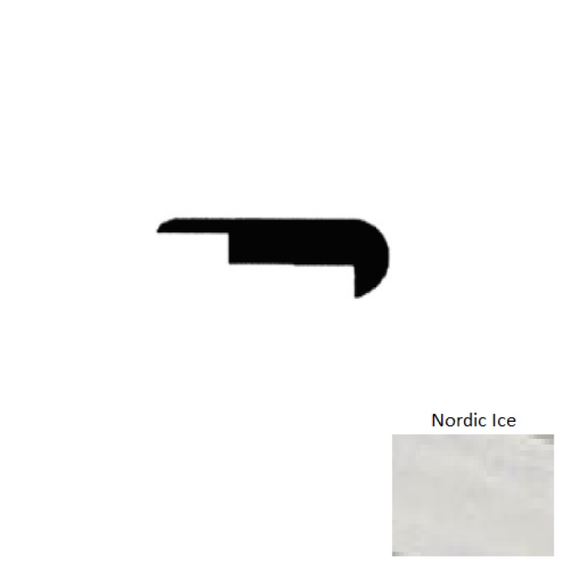 Wood Stone Nordic Ice Luxury Vinyl Stair Nose