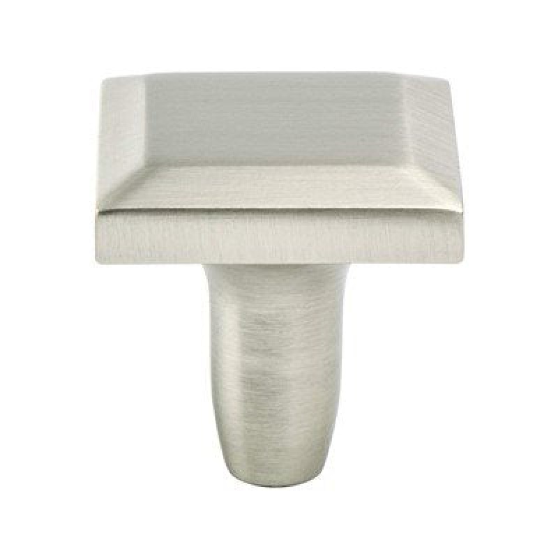 Metro Brushed Nickel Zinc Cabinet Knob