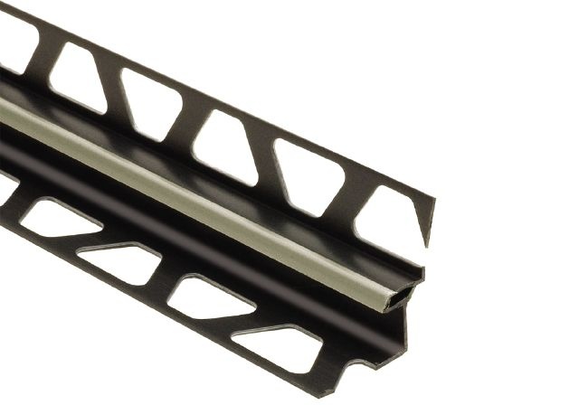 Dilex Eke Corner Movement Joint Plastic Pvc Tile Edging Trim - Grey