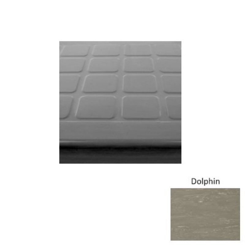 Marbleized 94 Dolphin Raised Square Rubber (Sq) Stair Tread - Textured