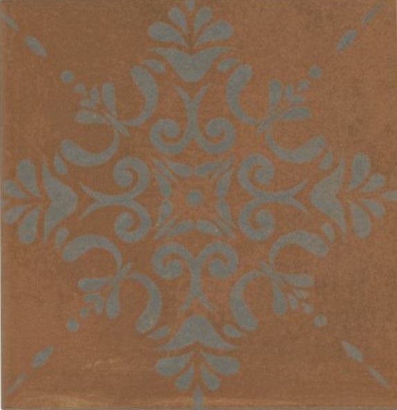 Moroccan Concrete Aziza Terra Cotta Deco Porcelain Tile
