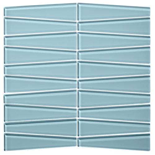 Glass Essentials Stratos Glass Mosaic - Waveline