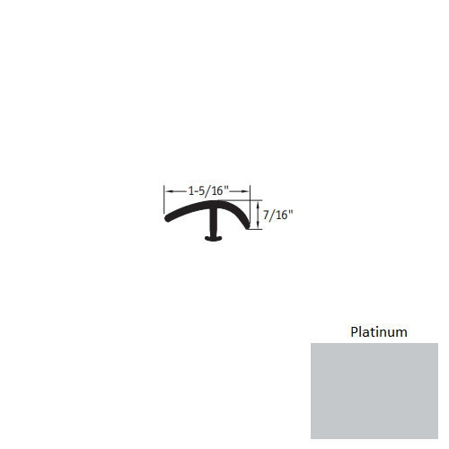 Johnsonite Platinum Vinyl Moulding / Trim