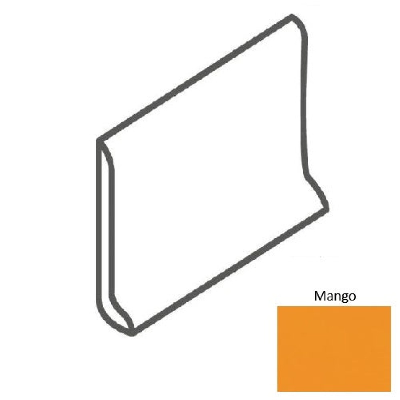 Color Complements Mango Ceramic Floor & Wall Trim