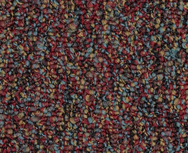 Franchise II 28 Purple / Red Nylon Carpet - Textured