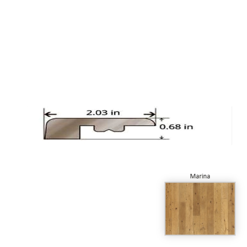 Ventura Oak Marina Hardwood Moulding / Trim - 84.25" Threshold - Nu Oil