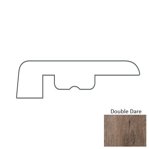 Uptown Chic Double Dare Luxury Vinyl End Cap Trim