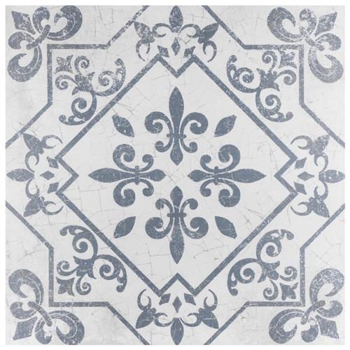 Atlantic Azul Ceramic Tile - Matte - 17 5/8" X 17 5/8"