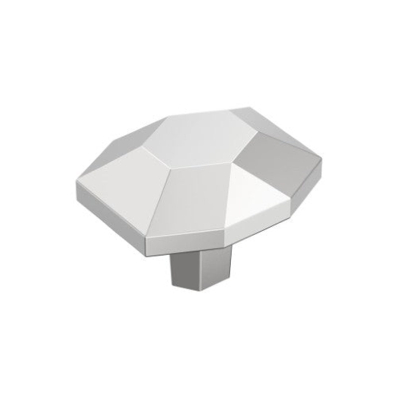 St. Vincent Zinc Cabinet Knob - Polished Chrome