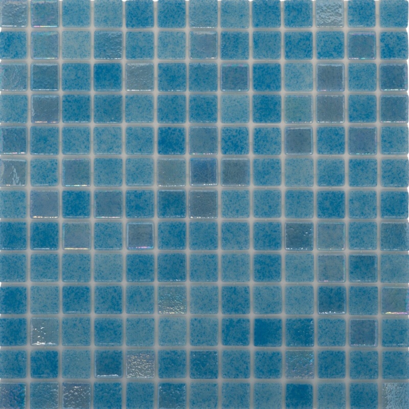 Iris Oria Glass Mosaic - 1" X 1" - Polished