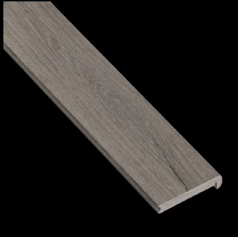 Luxury Vinyl Flush Stair Nose 4.53" x 94" Low Gloss