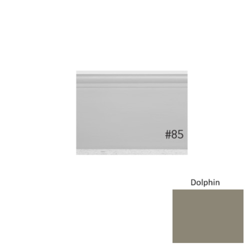 Pinnacle Plus #85 Fashion Dolphin Rubber Coil Wall Base - 4 1/4" X 60 Ft