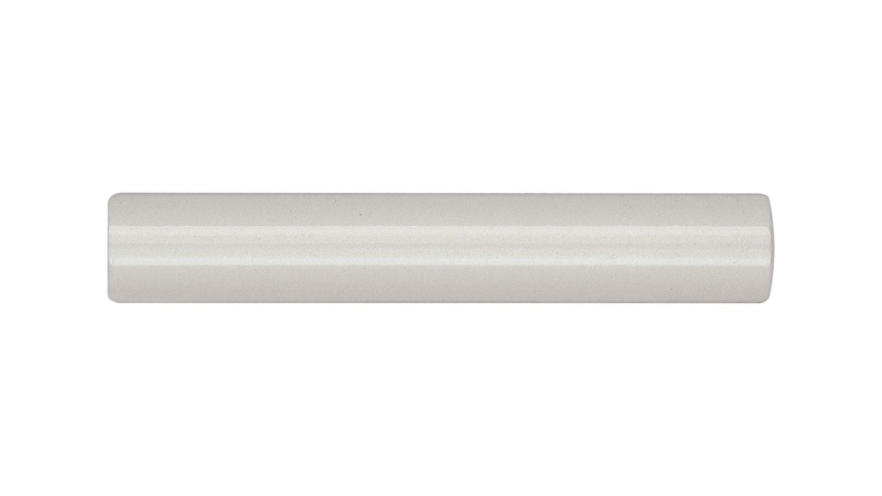 Traditions Tender Gray Ceramic Wall Trim - 1" X 6" Quarter Round - Glossy